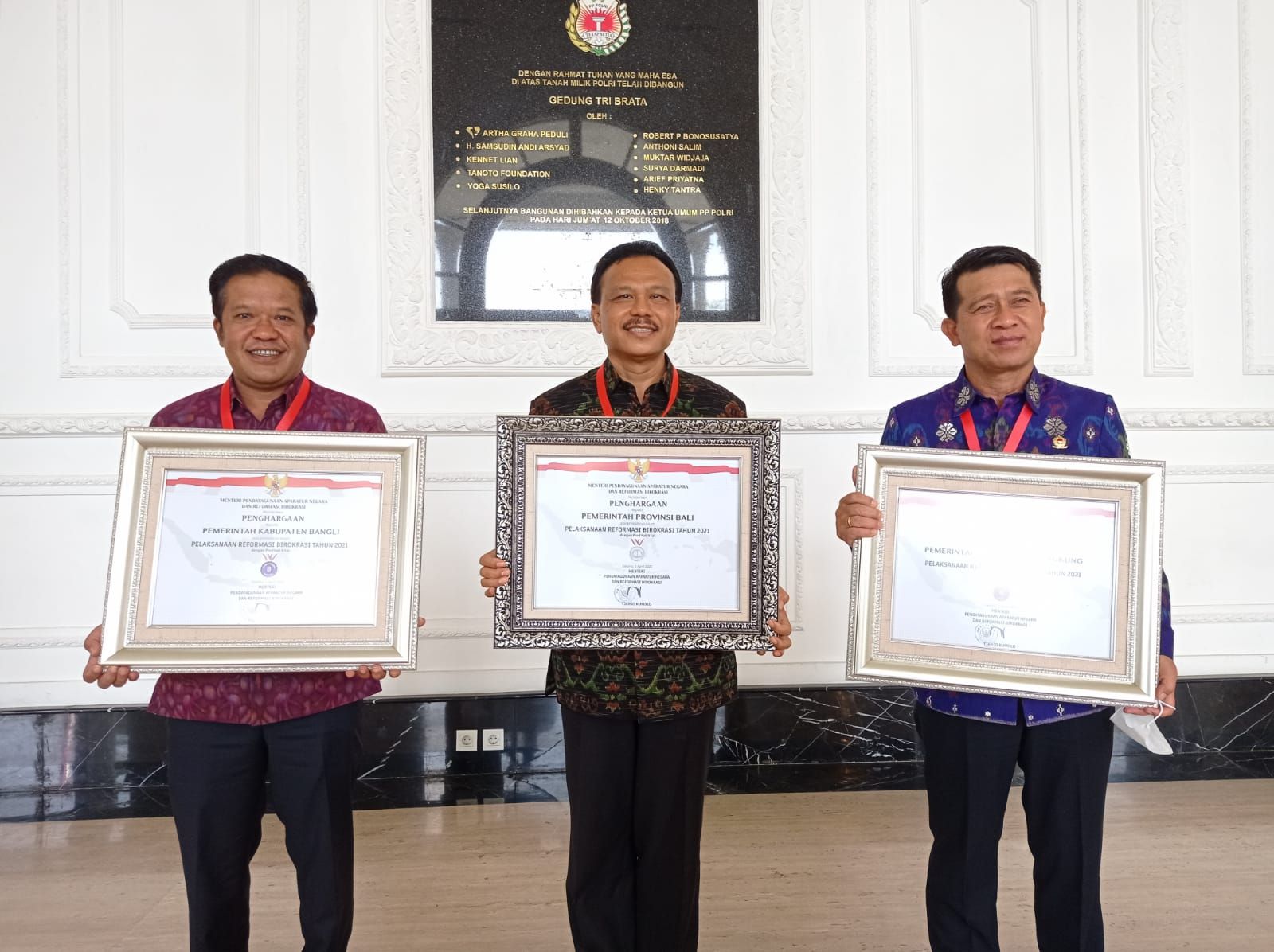 podiumnews.com-Pelaksanan Reformasi Birokrasi Pemprov Bali Raih Predikat BB